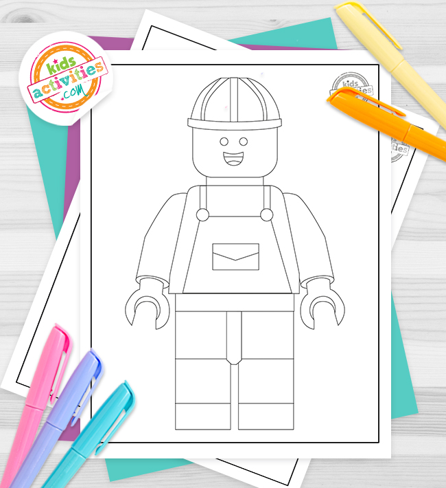 Printable lego coloring pages for kids kids activities blog