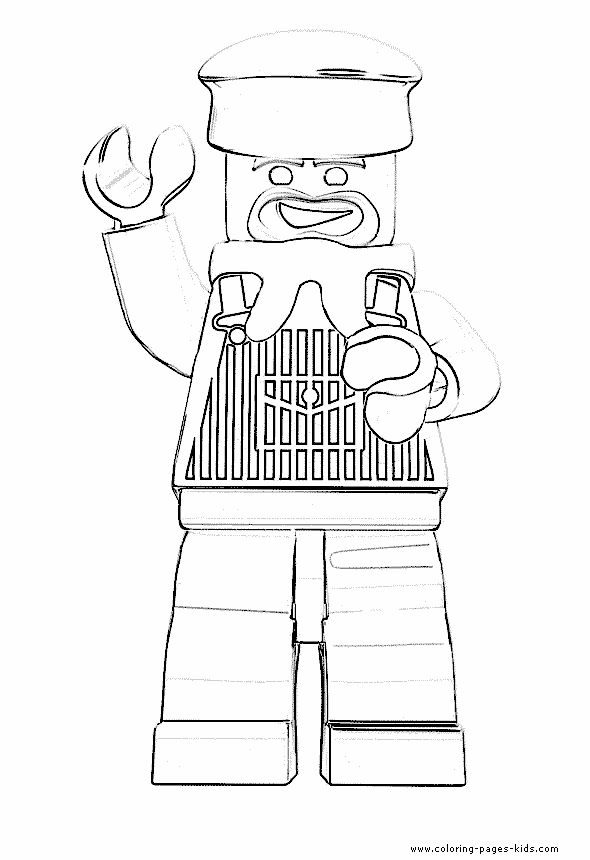 Lego coloring page