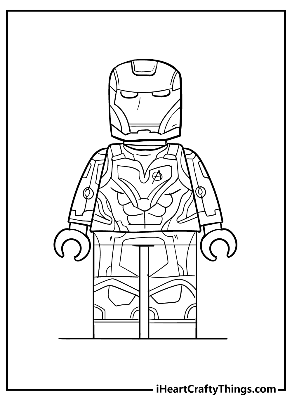 Lego avengers coloring pages free printables