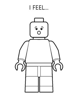 How i feel social emotional learning lego style coloring pages sel