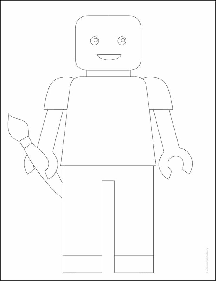 Easy how to draw a lego tutorial video and lego coloring page in lego coloring pages lego coloring coloring pages