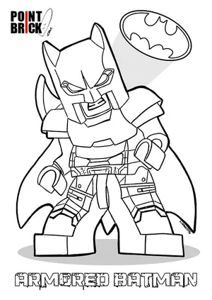 Lego superman coloring pages