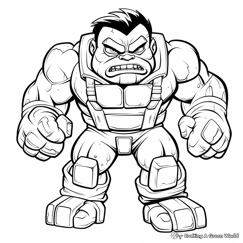 Hulk coloring pages