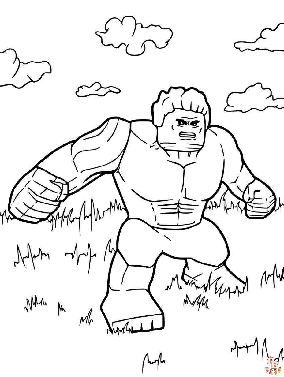 Transform into a hero with s hulk coloring pages