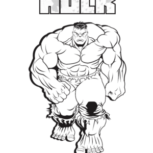 Hulk coloring pages printable for free download