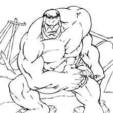 The hulk coloring pages