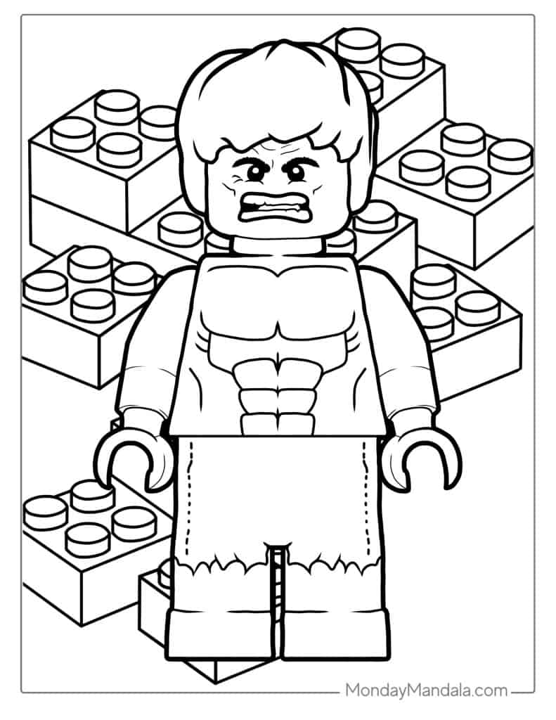 Hulk coloring pages free pdf printables