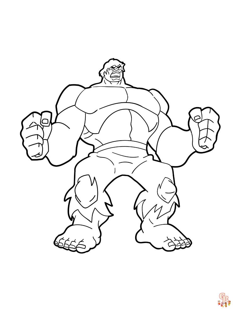 Transform into a hero with s hulk coloring pages