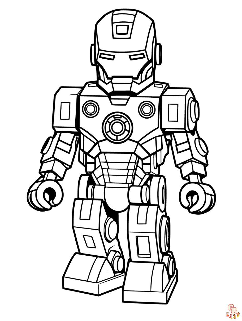 Iron man coloring pages print color your favorite hero