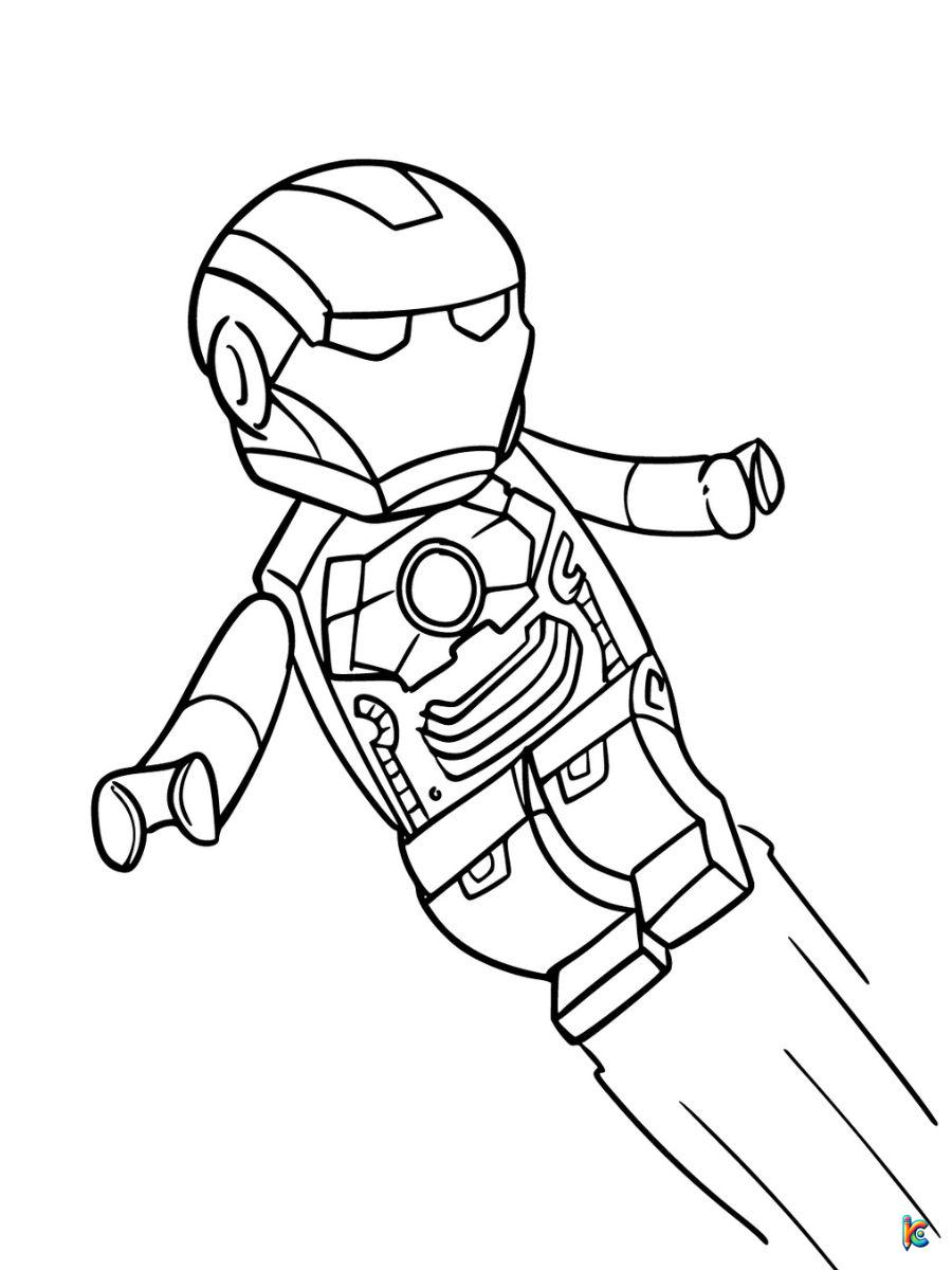 Iron man coloring pages â