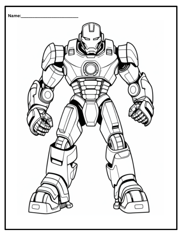 Best robot coloring pages of â