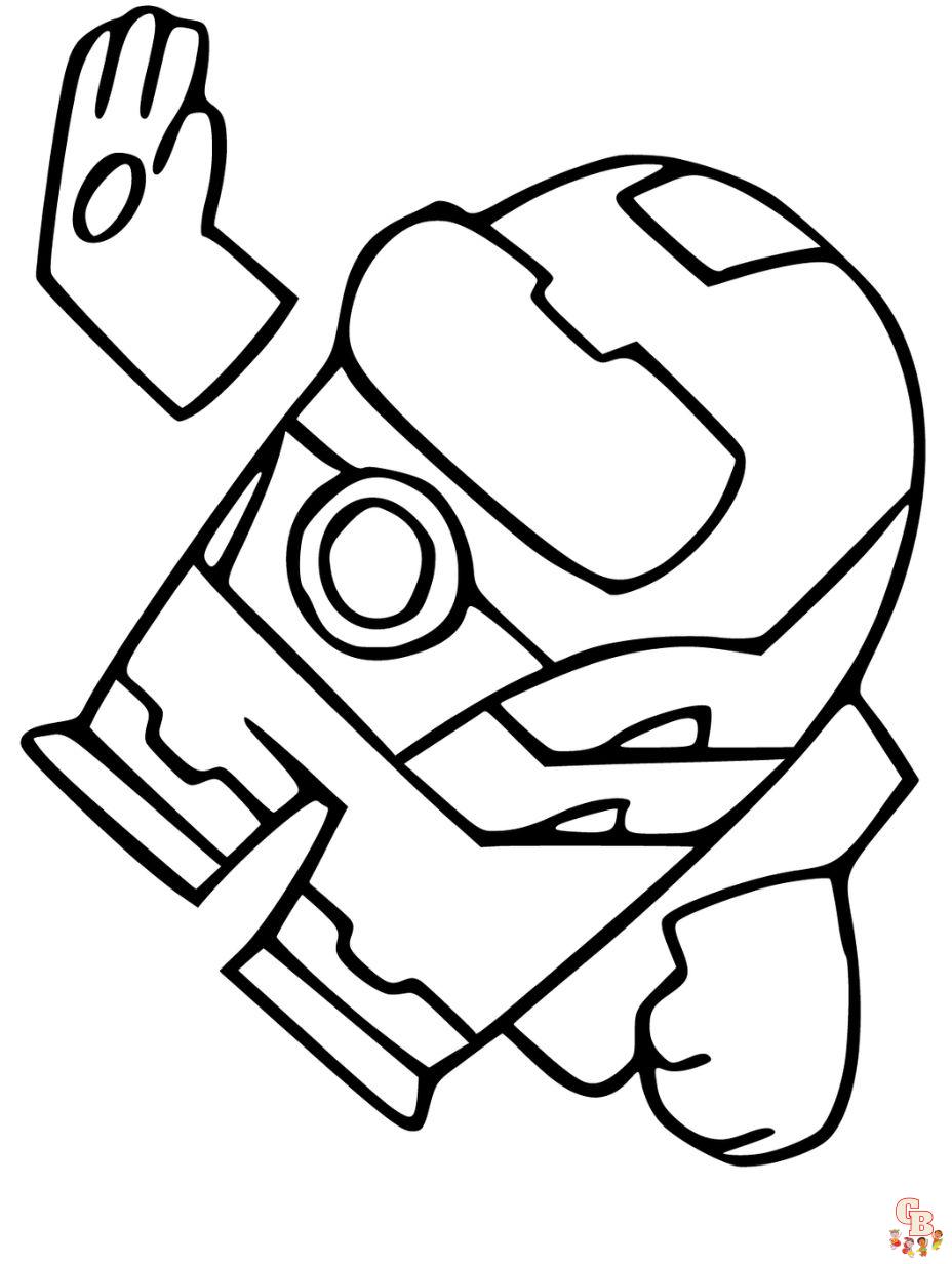 Iron man coloring pages print color your favorite hero