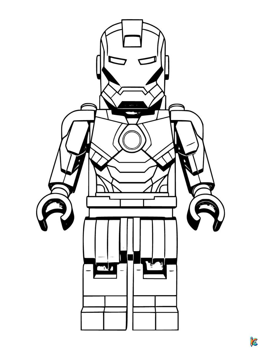 Iron man coloring pages â