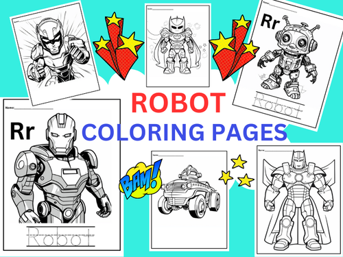 Best robot coloring pages of â