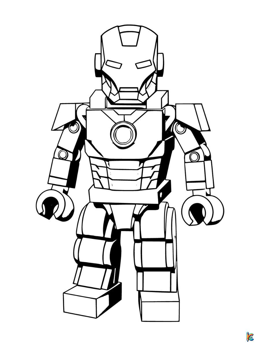 Iron man coloring pages â