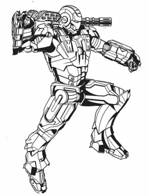 Iron man coloring pages