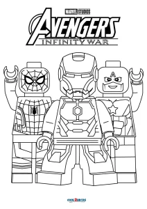 Free printable lego avengers coloring pages for kids