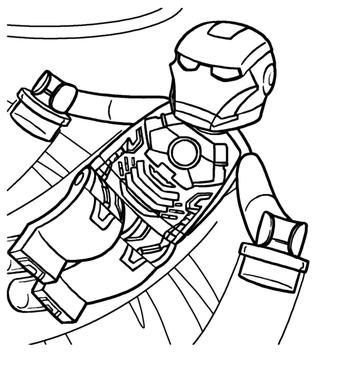 Iron man coloring pages