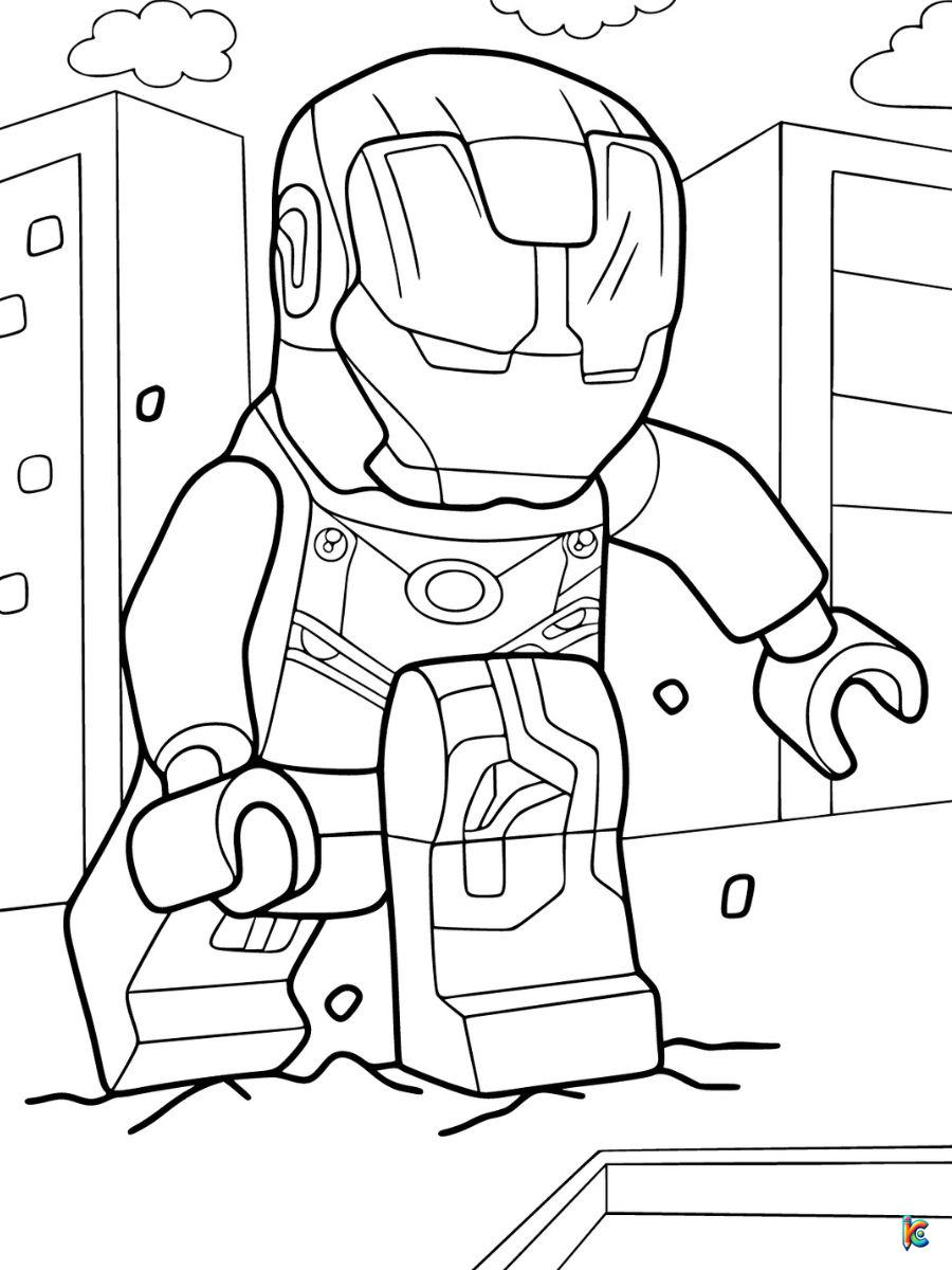 Iron man coloring pages â