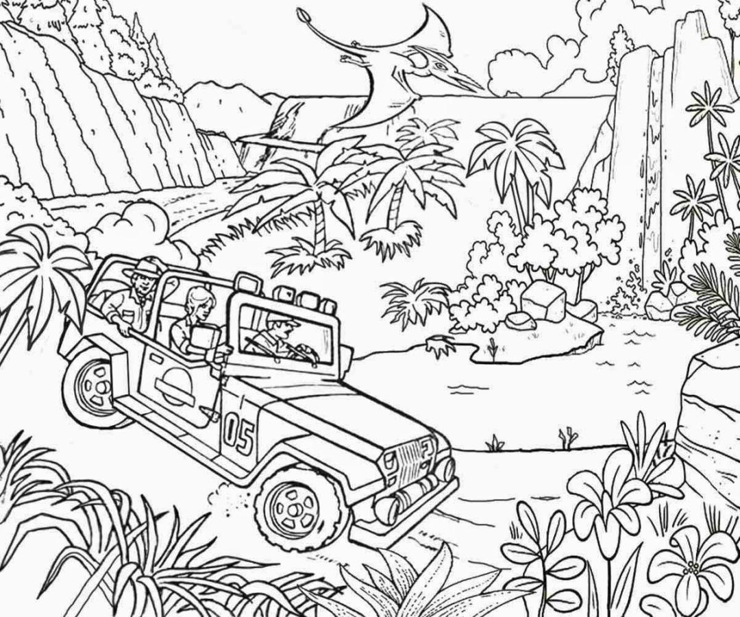 Get this jurassic world coloring pages for adults fad