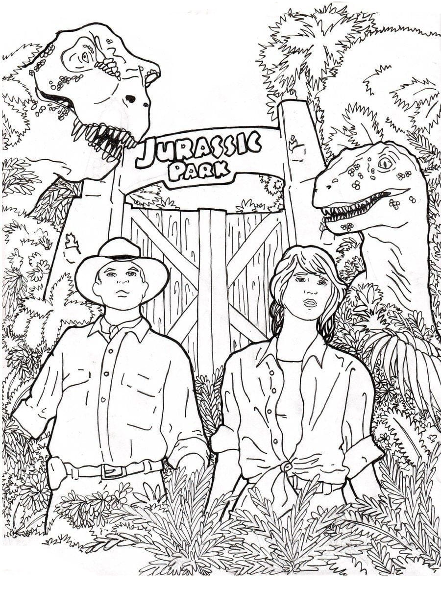 Jurassic world coloring pages best coloring pages for kids