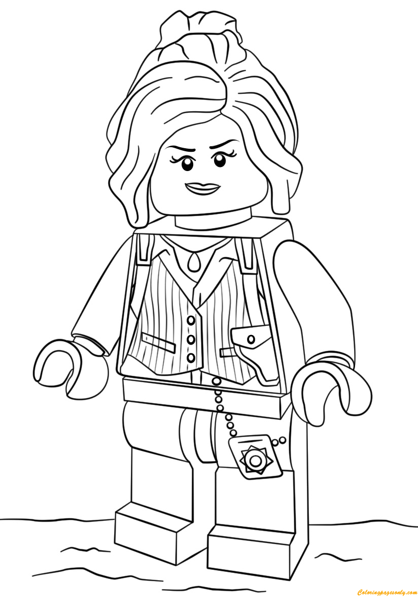 The lego batman movie barbara gordon coloring page