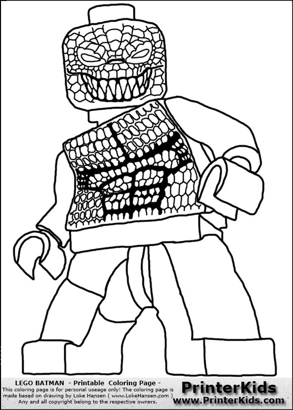 The lego batman movie coloring pages