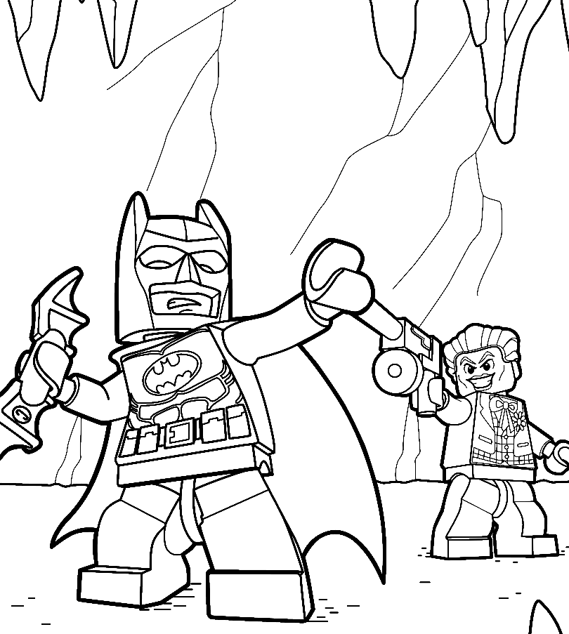 Lego city coloring page