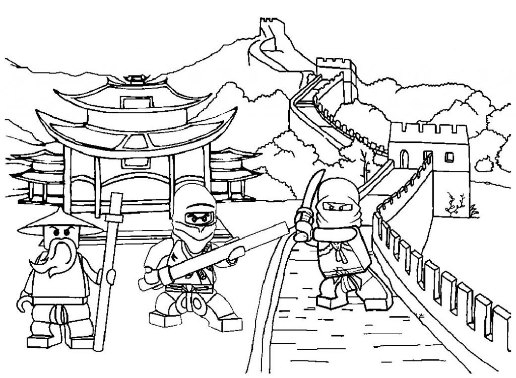 Lego coloring pages â having fun with children