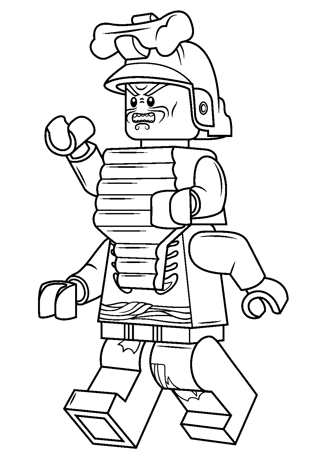 Lego city coloring page