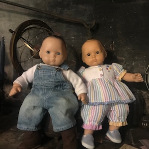 Creepy twin dolls