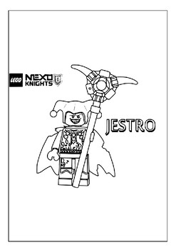 Create your own epic battle with our lego nexo knights coloring pages pdf