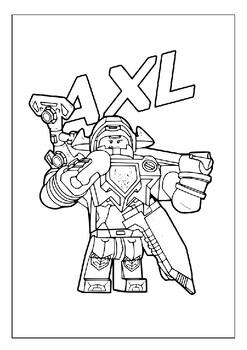 Printable lego nexo knights coloring pages bring the excitement to life pdf