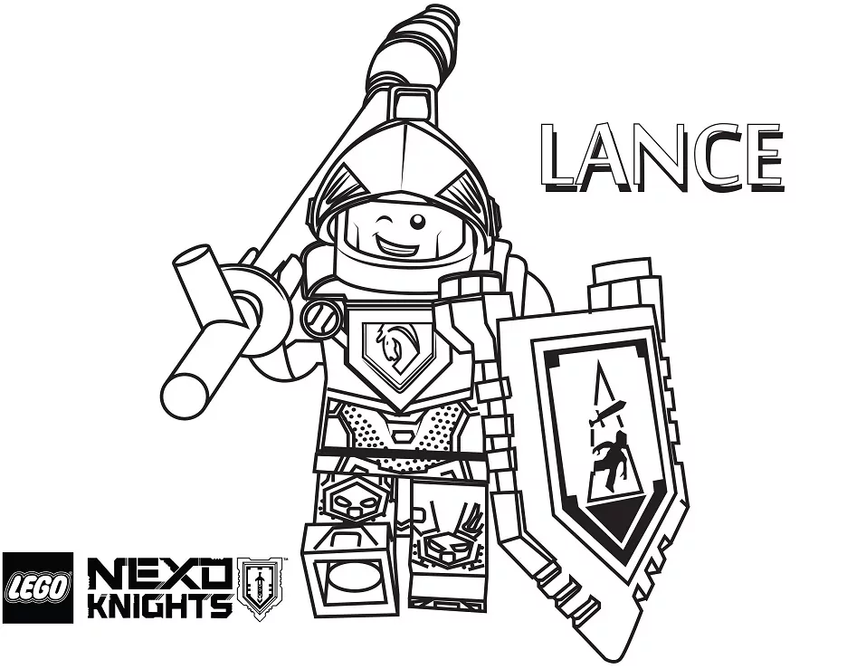 Lego nexo knights malvorlagen