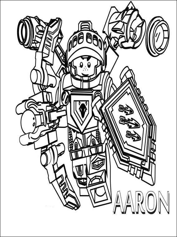 Lego nexo knights printable coloring sheets