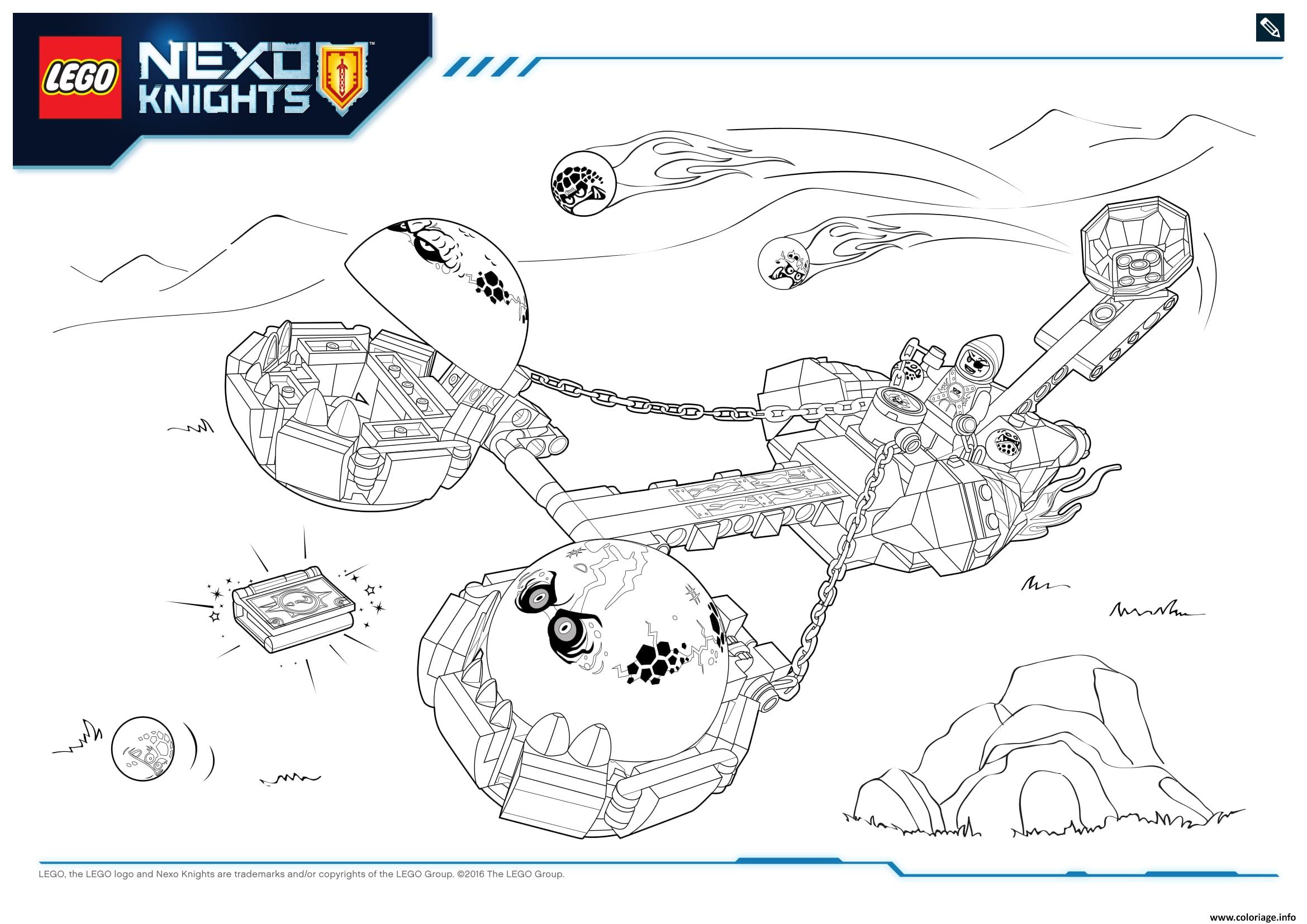 Lego nexo knights monster productss dessin lego ã imprimer