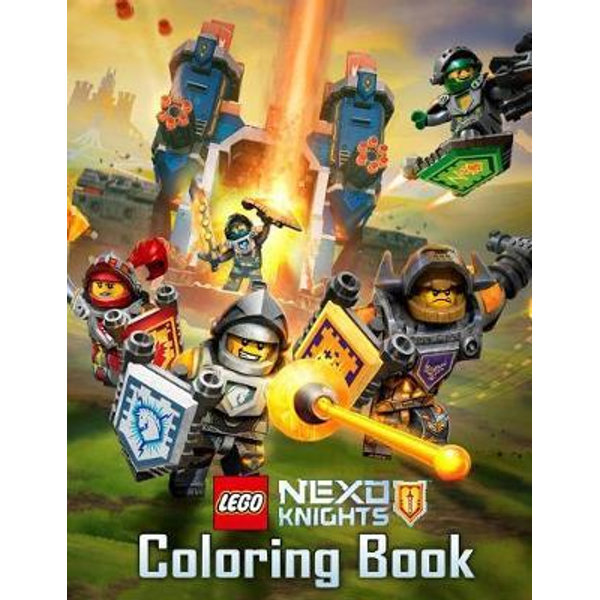 Lego nexo knights coloring book by lees books great activity book for kids and adults