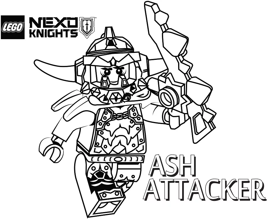 Lego nexo knights malvorlagen