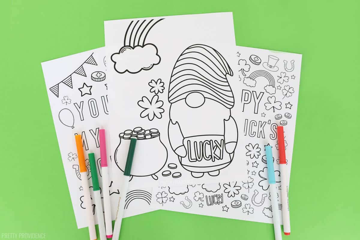 St patricks day coloring pages