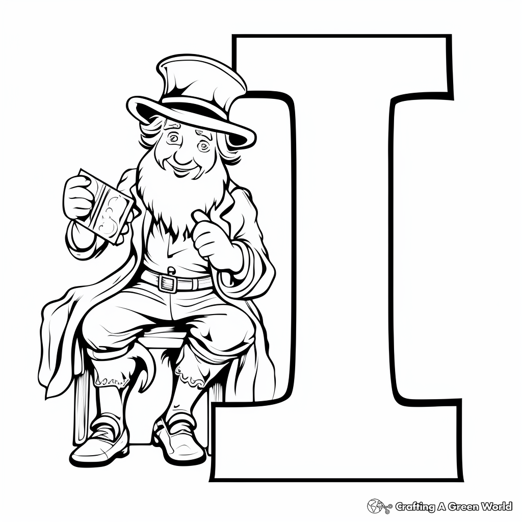 Letter l coloring pages