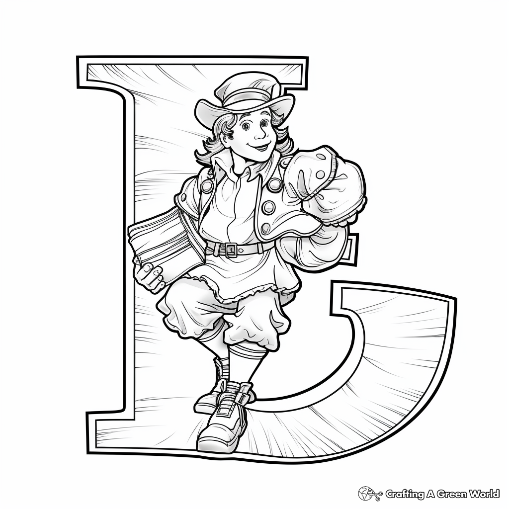 Letter l coloring pages