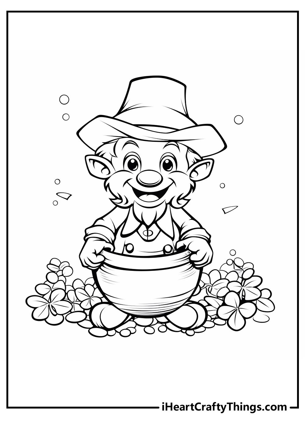 Leprechaun coloring pages updated