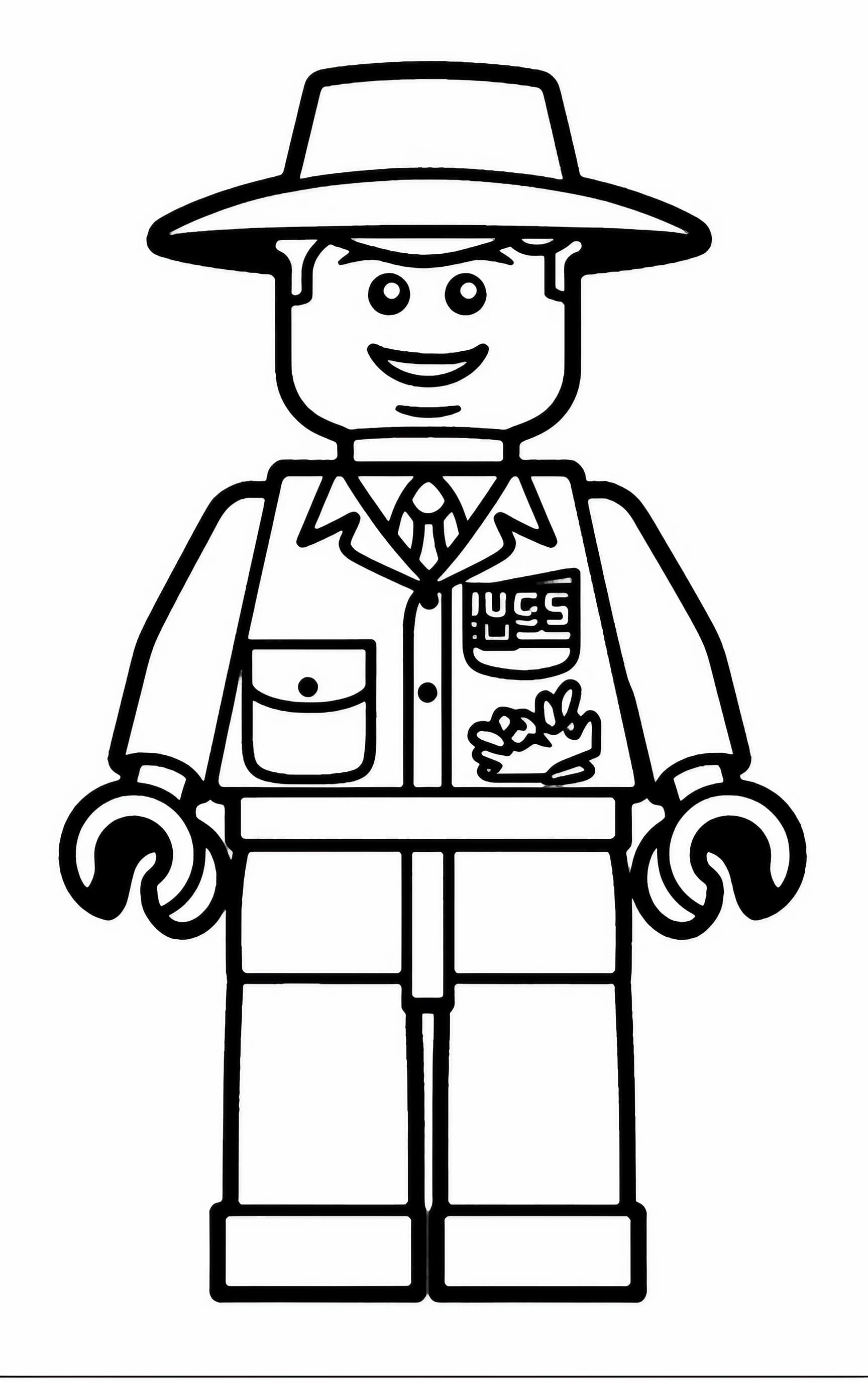 Lego coloring pages for free