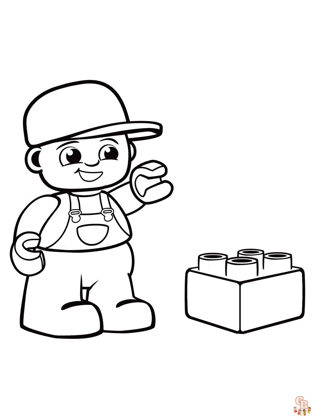 Get your free lego coloring pages