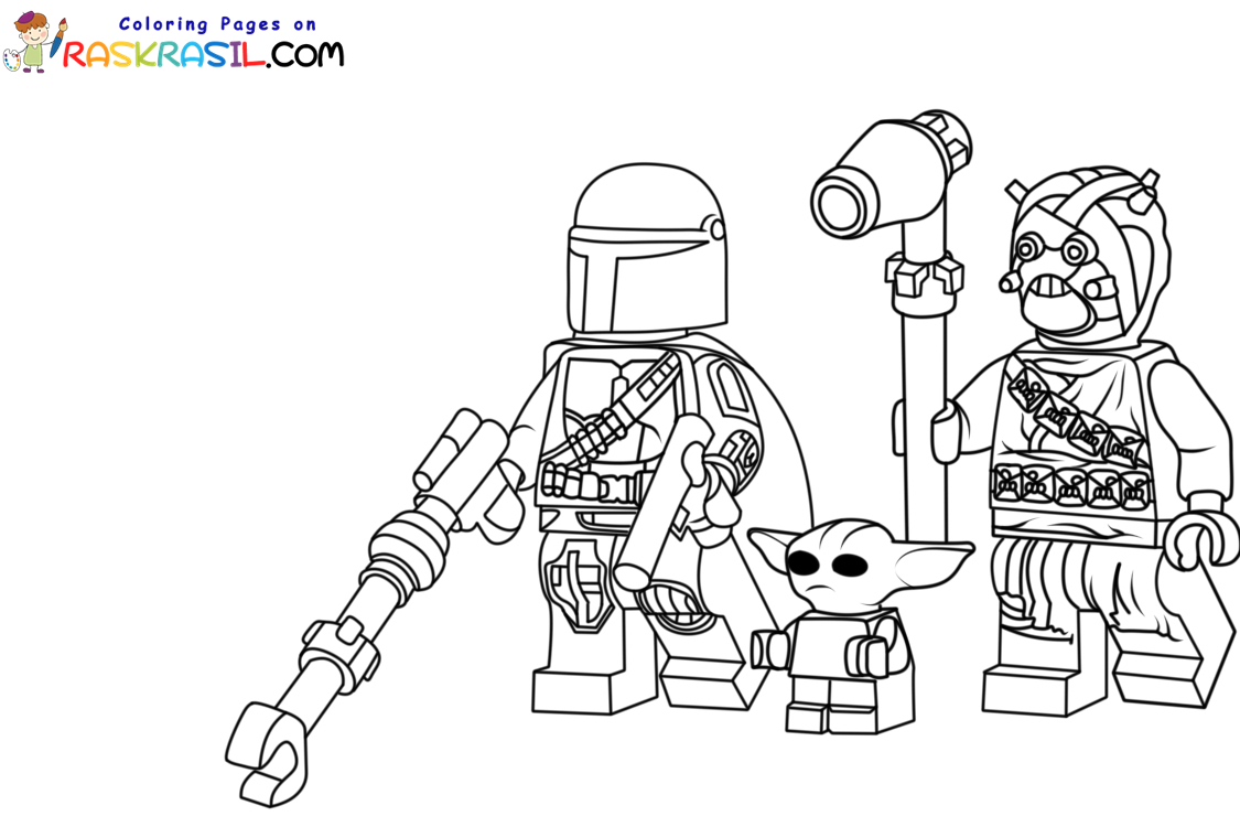 Lego star wars coloring pages