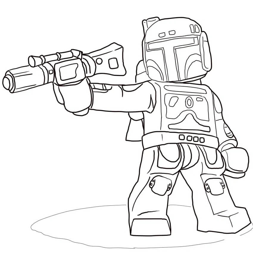 Lego star wars human coloring book to print and online