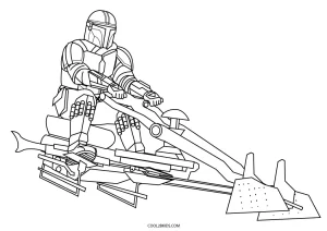 Free printable mandalorian coloring pages for kids