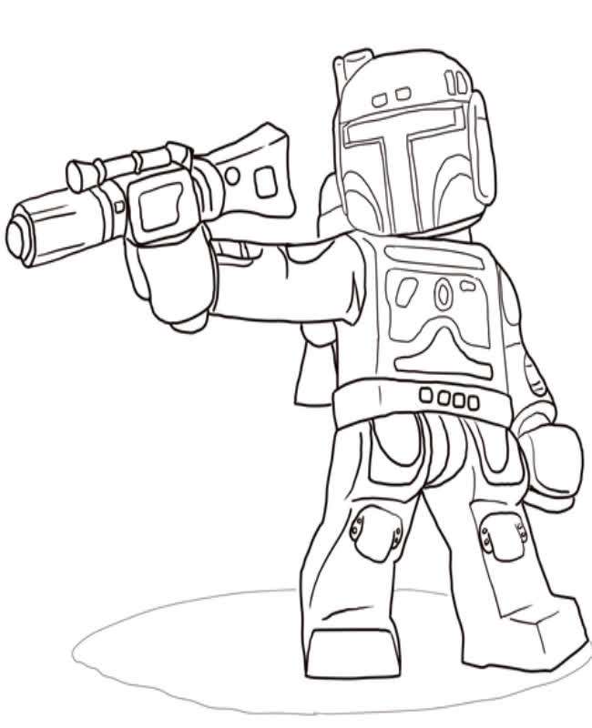 Lego star wars coloring pages free and online coloring