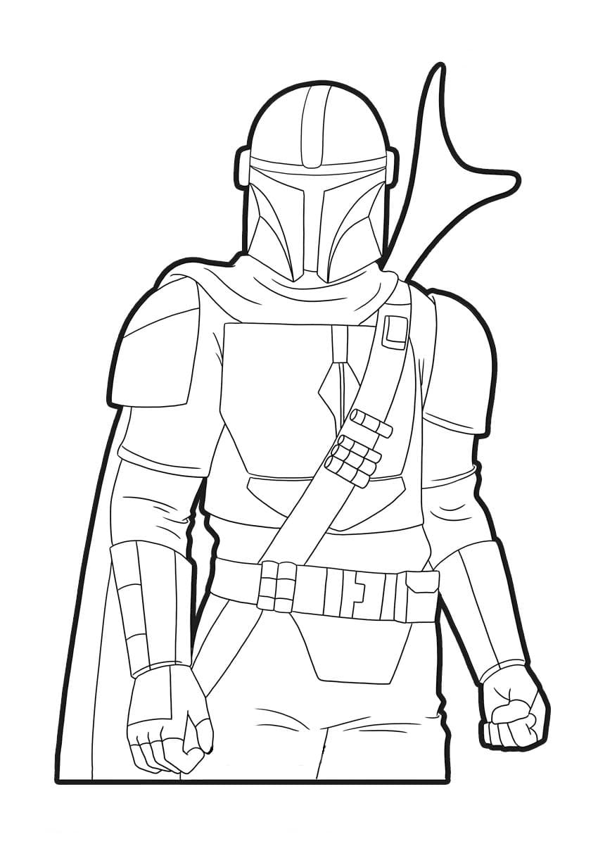 Mandalorian coloring pages