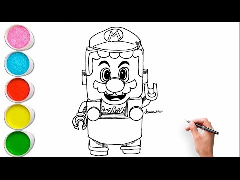 How to draw super lego ario drawing for kids